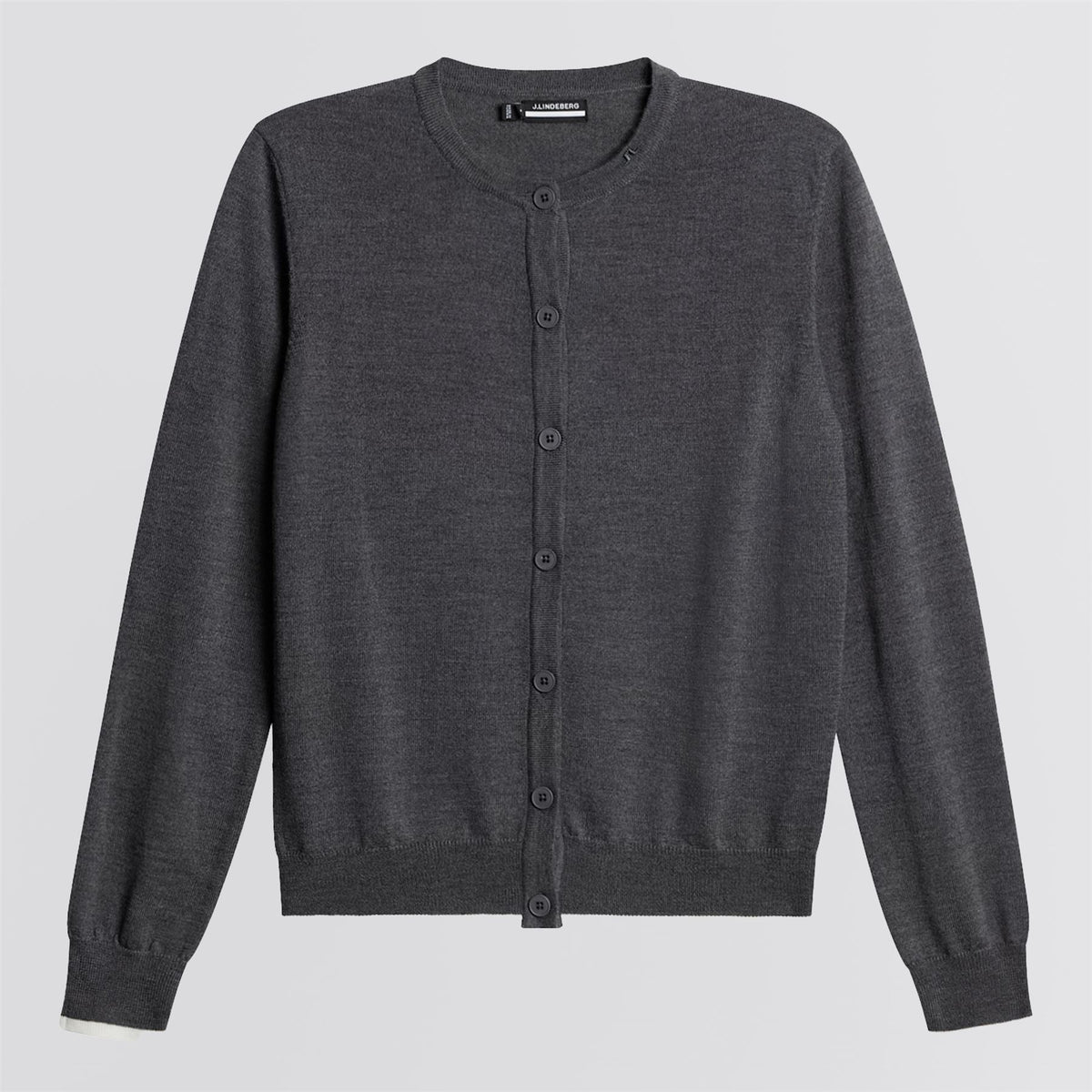 Womens Joanna Knitted Cardigan Dark Gray Melange