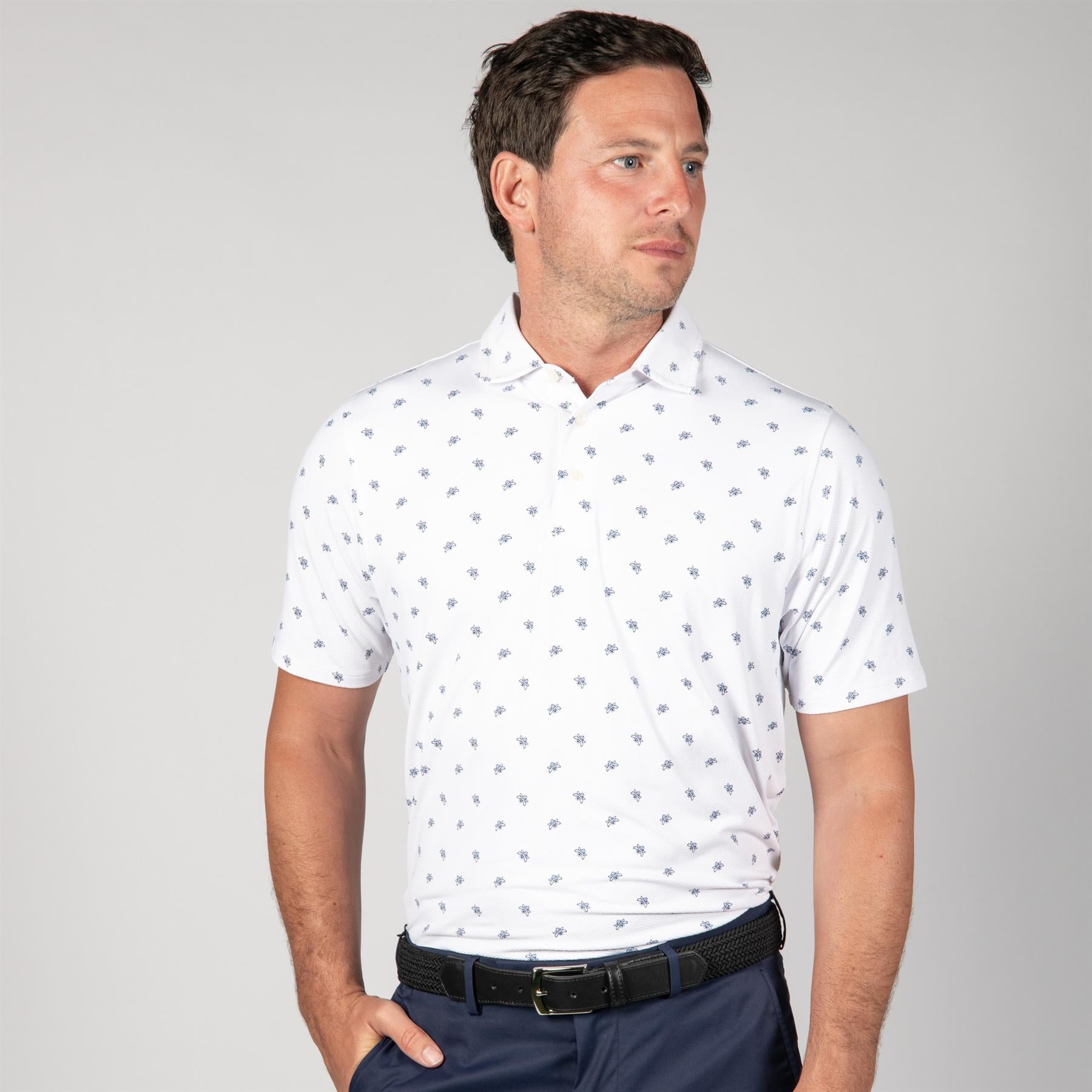 Cool Bee Draddy Polo White