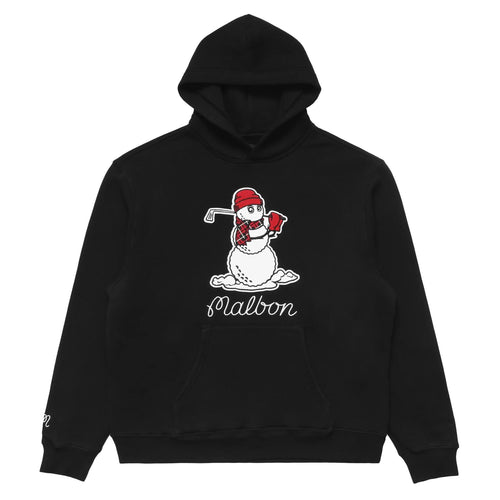 Snowman Buckets Hoodie Black - W24