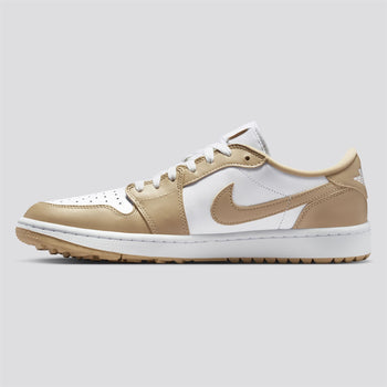 Jordan Golf Air Jordan 1 Low Spikeless Golf Shoes White/Linen
