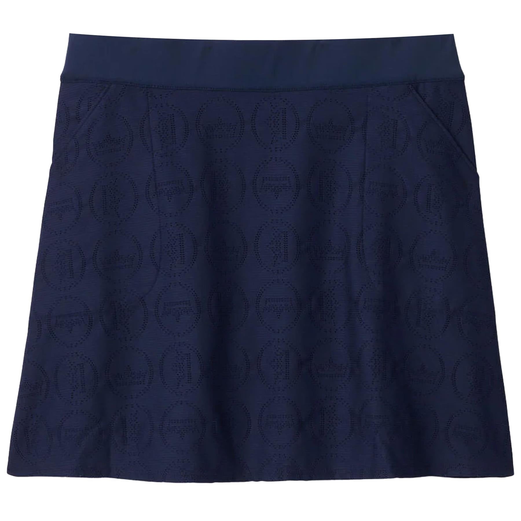 Womens Eyelet Sally Skort Navy