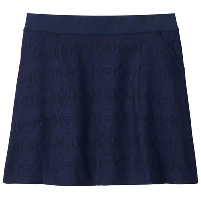 Womens Eyelet Sally Skort Navy