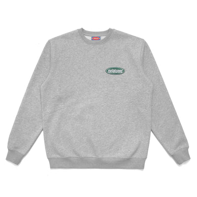 Oval Logo Crewneck Sweatshirt Grey - SS23