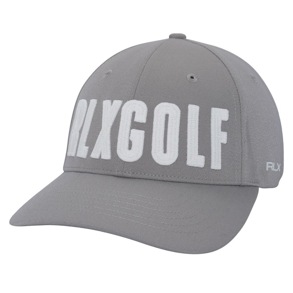 Ralph Lauren RLX Golf Logo Cap Peak Grey | TRENDYGOLFUSA