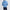 Liam Hooded Half Zip Atlanta Blue
