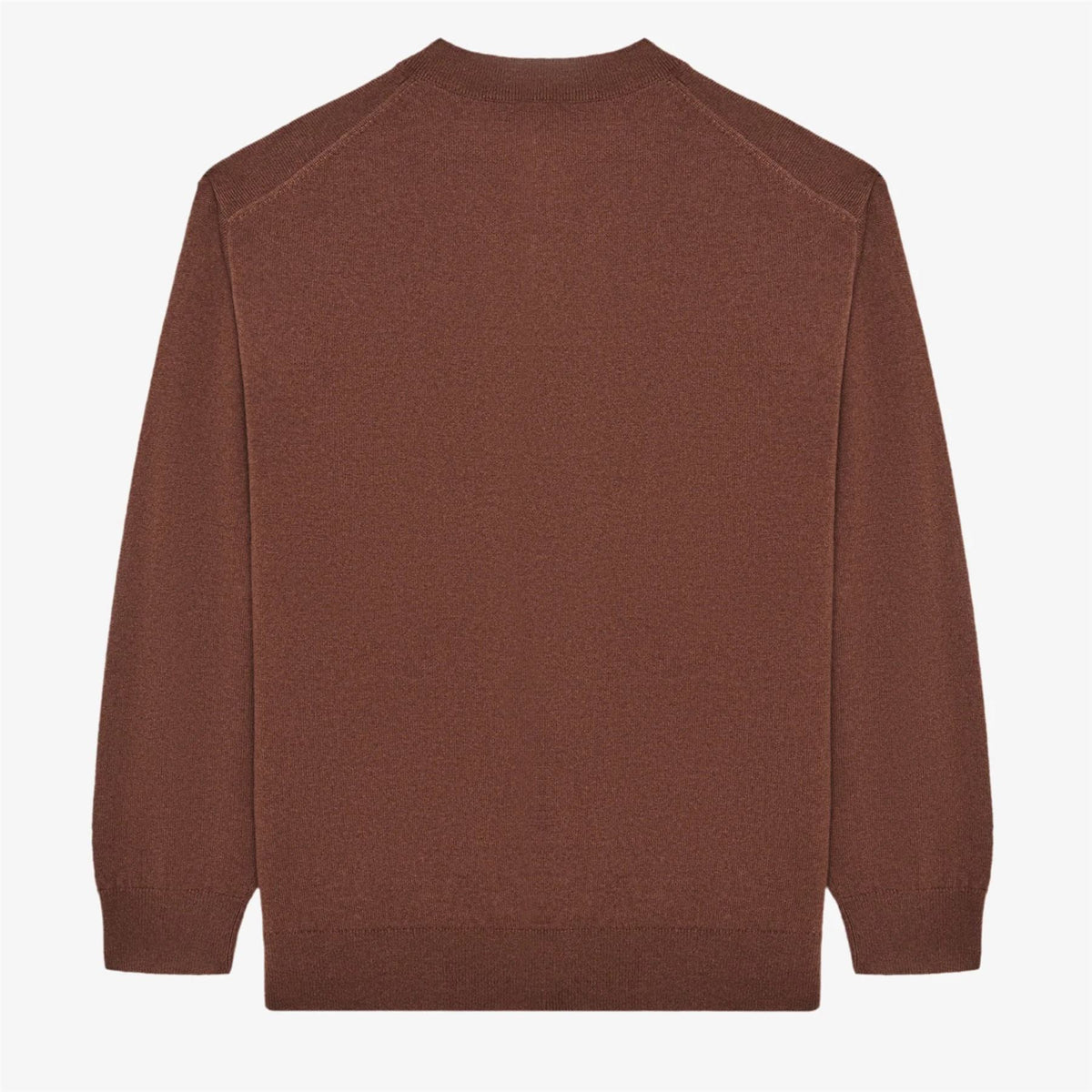x Jesper Parnevik V-Neck Merino Wool Sweater Chocolate