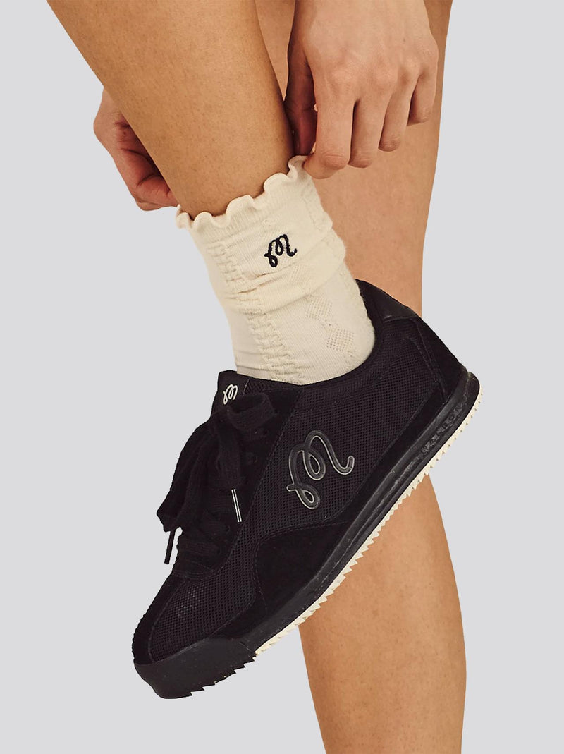 Womens Allita Socks Cream