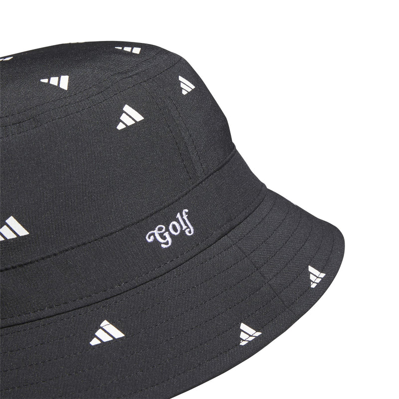Womens Printed Bucket Hat Black