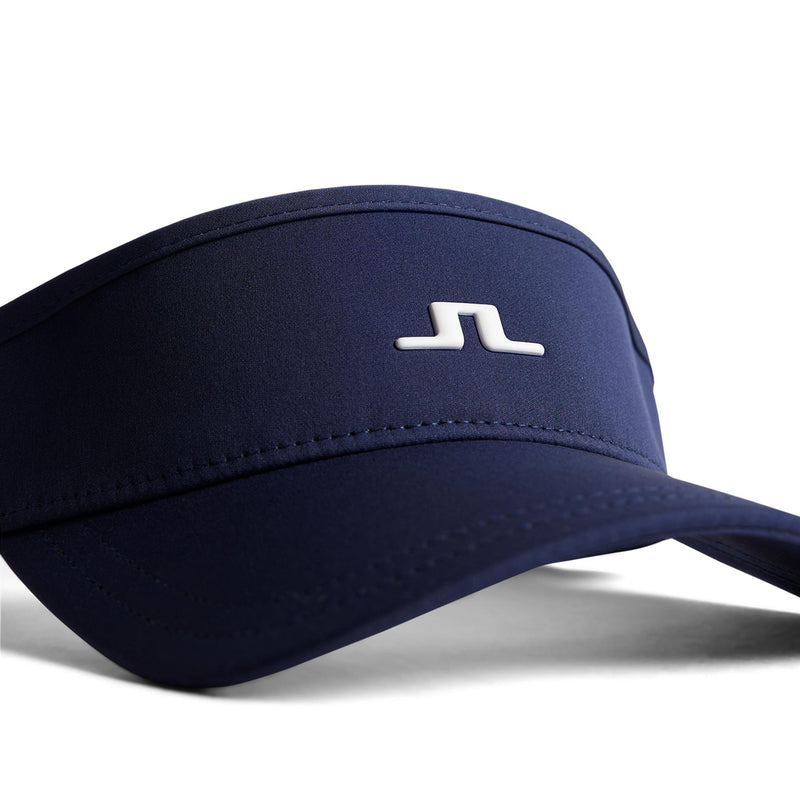 Womens Yada Tech Stretch Visor JL Navy