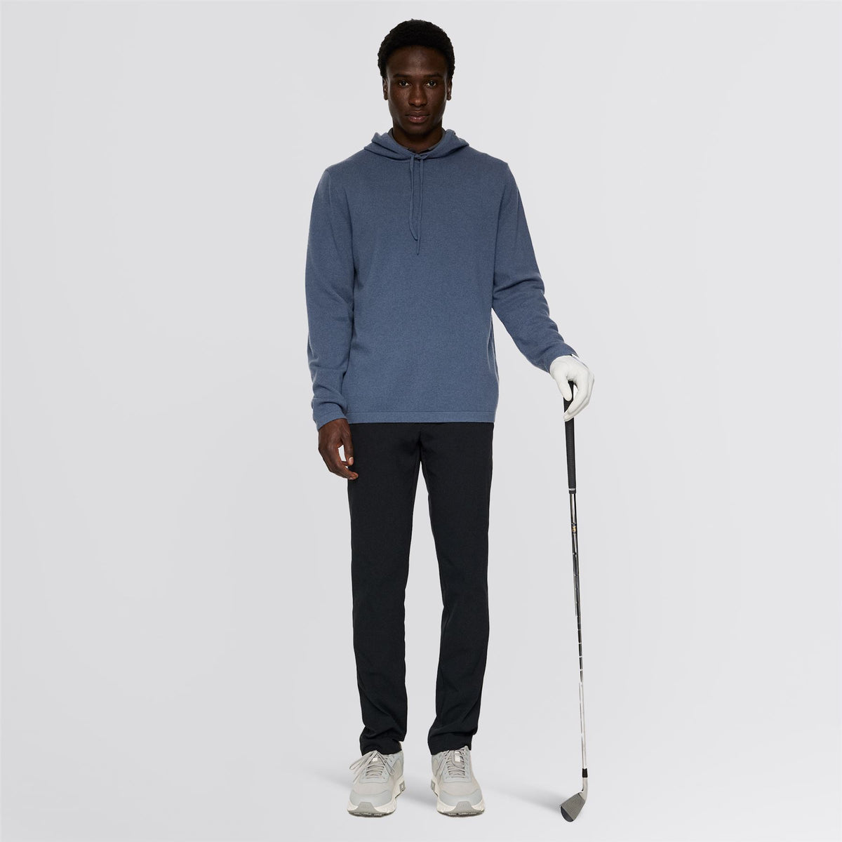 Kolton Cashmere Hoodie Vintage Indigo