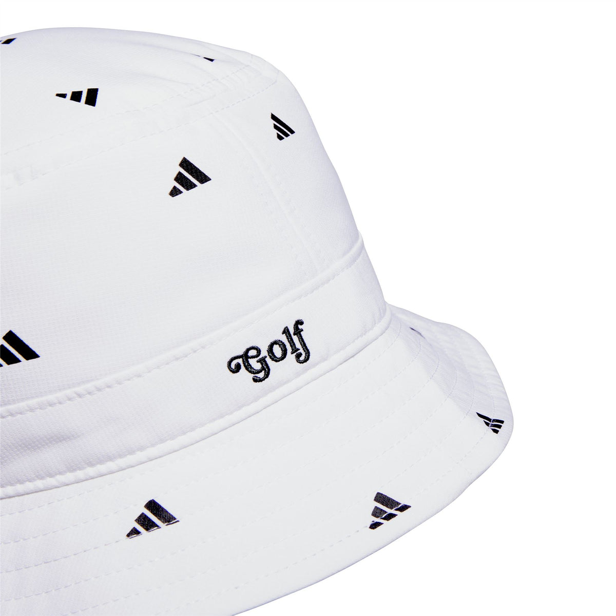 Womens Printed Bucket Hat White