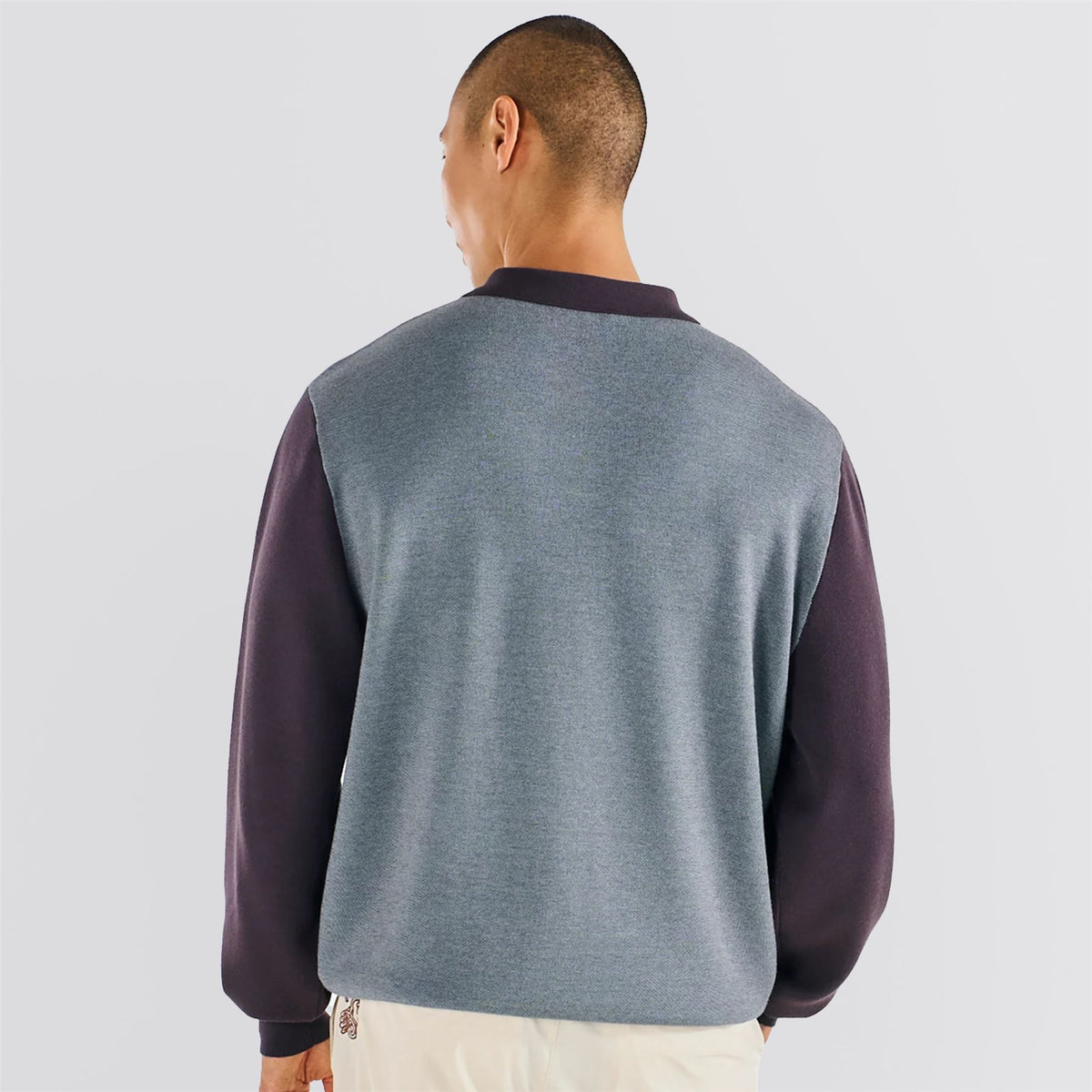 Dove Polo Sweater Light Blue