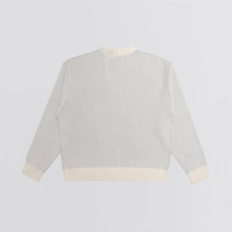 Chip Knit Crew Sweater Cream