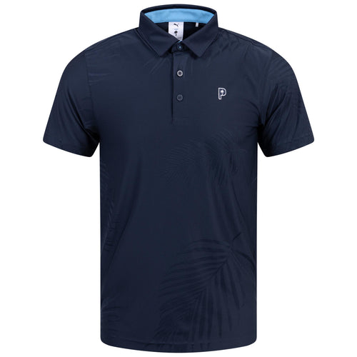 X PTC Jacquard Polo Deep Navy - SS24