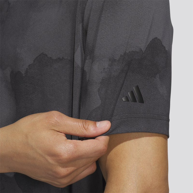 Ultimate365 Printed Tour Polo Black/Gray