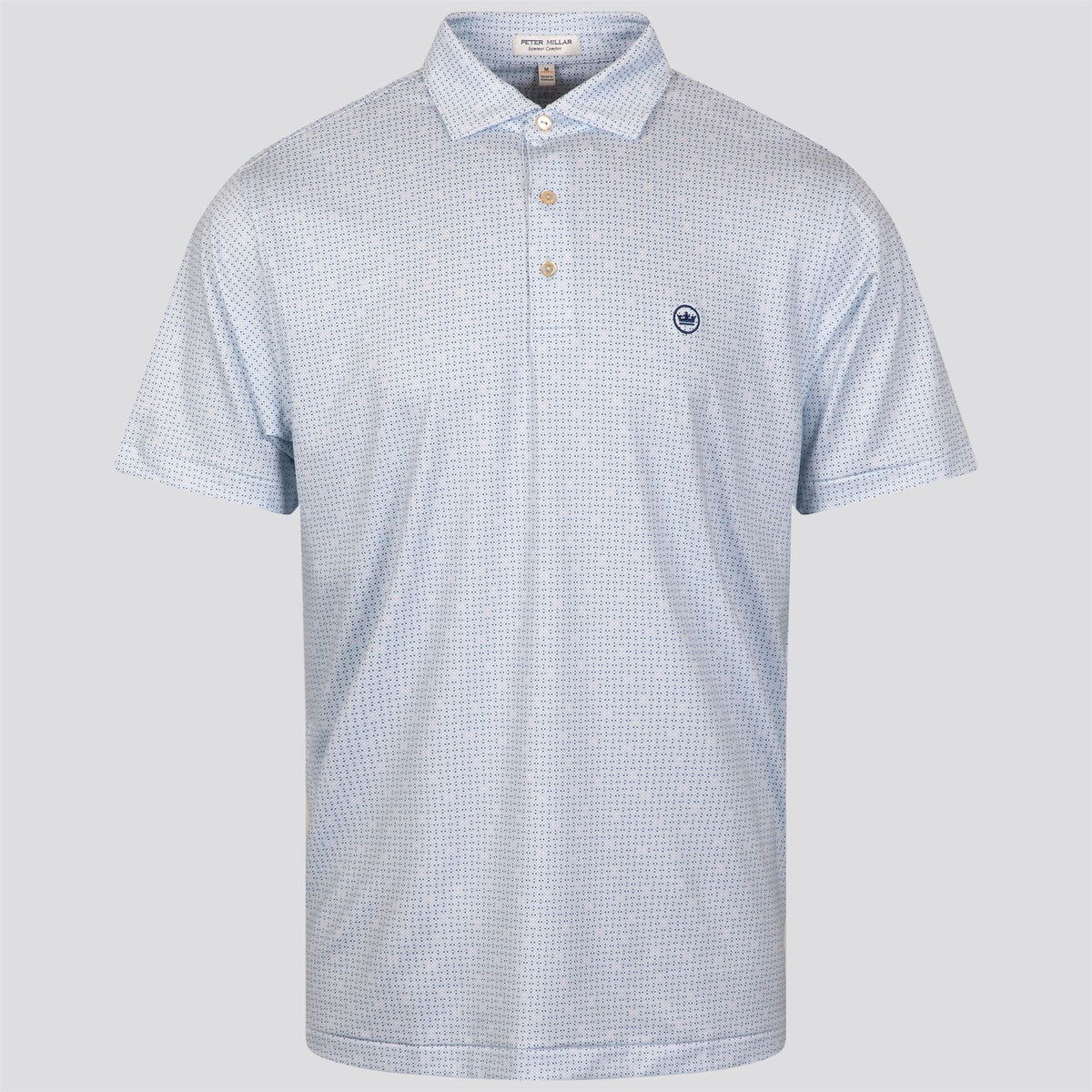 Ashgrove Performance Jersey Polo Stream Blue