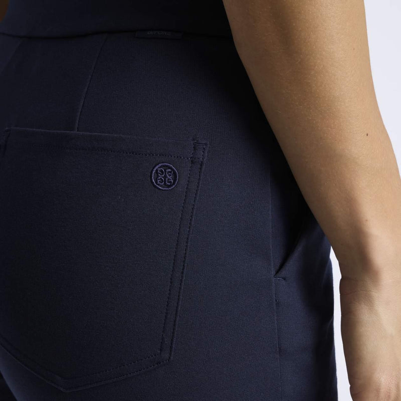 Womens Ponte Slim Fit Trousers Twilight