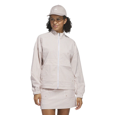 Womens Ultimate365 Gingham Jacket Wonder Taupe