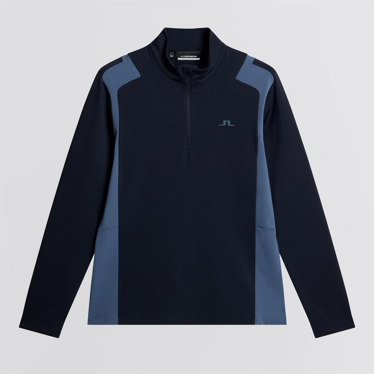 Lukas Quarter Zip Mid Layer Vintage Indigo
