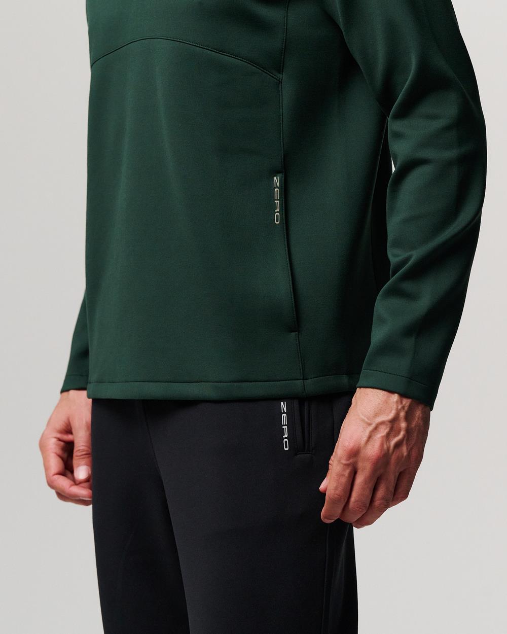 TKO Quarter Zip Racing Green