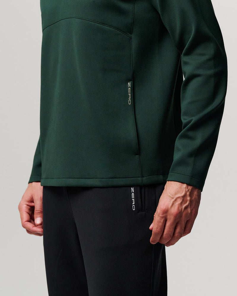 TKO Quarter Zip Racing Green