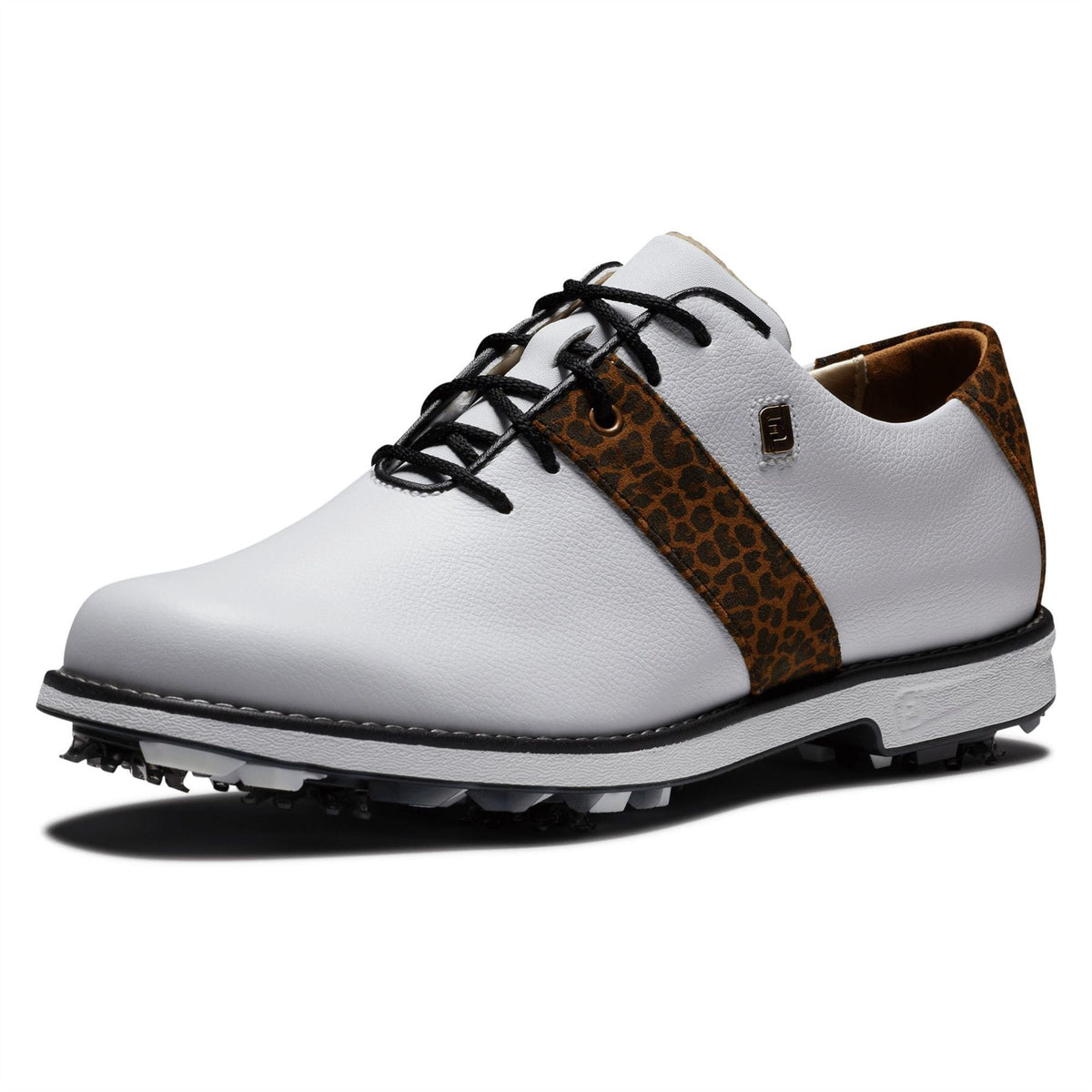 Womens Premiere Saddle DJ Golf Shoes White/Multi/White