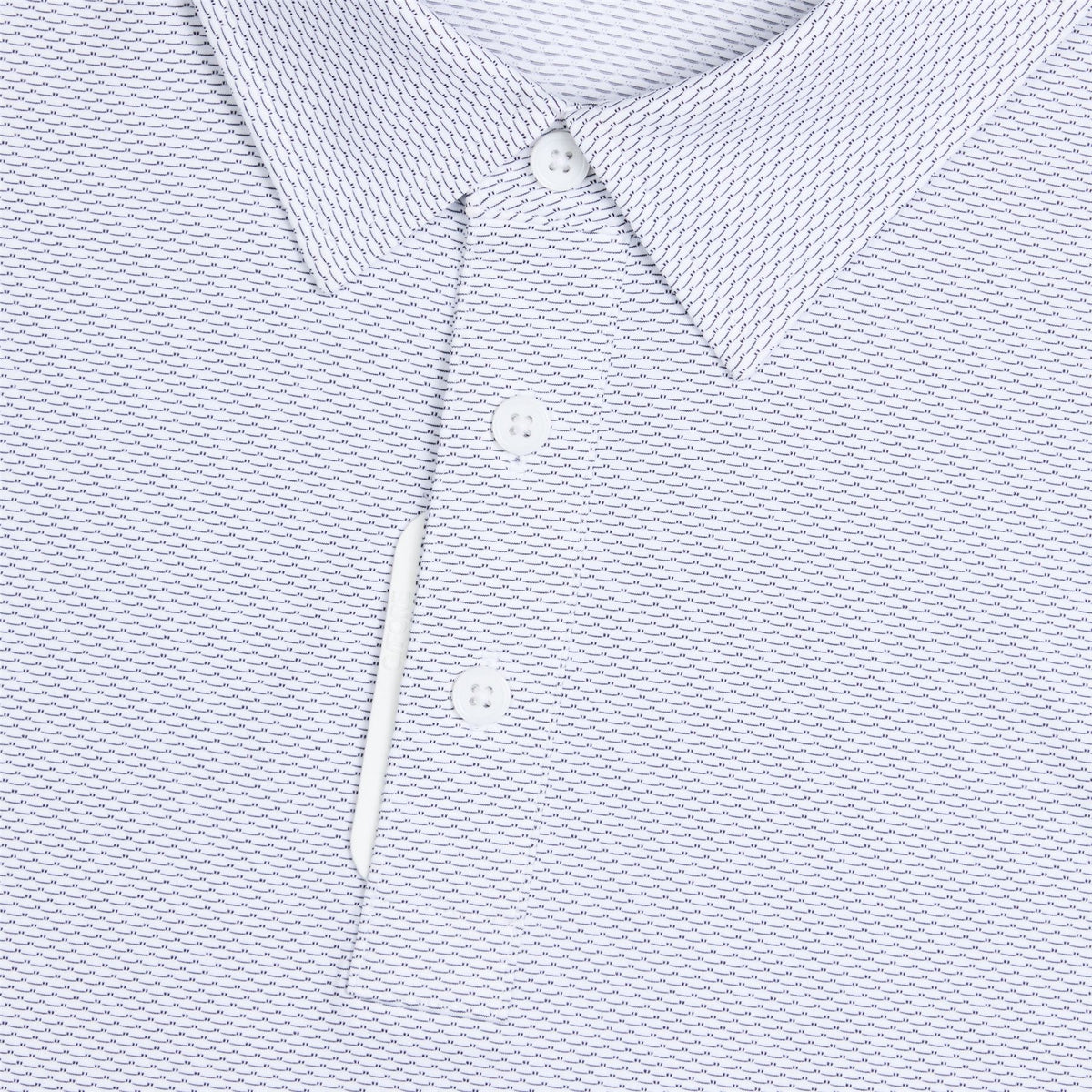 Fine Stretch Jacquard Polo Onyx