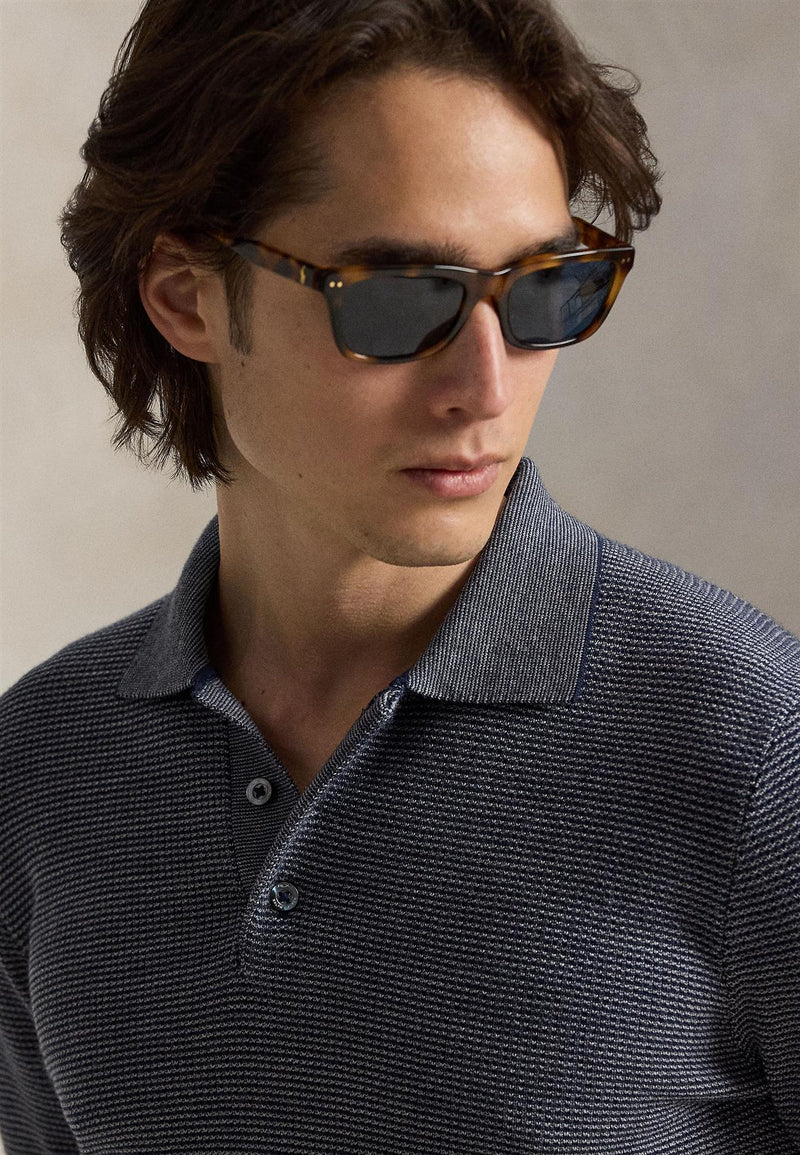 RLX Merino Coolmax Sweater Polo Navy Combo