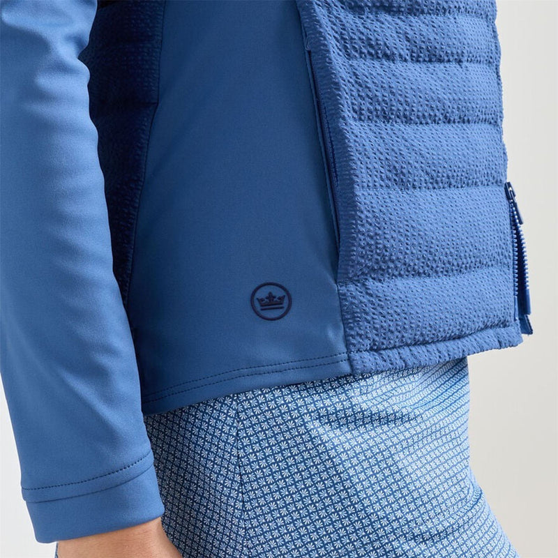 Womens Merge Seersucker Hybrid Jacket Windsor Blue