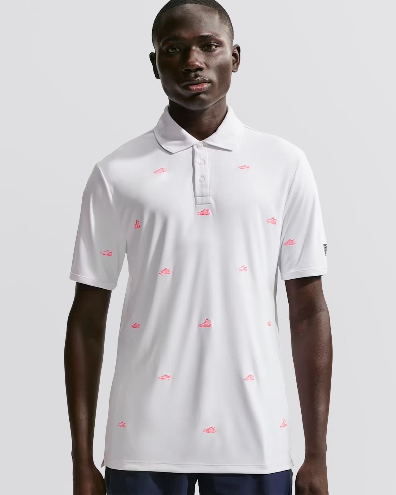 Dri-FIT Par 5 Polo Pacific White/Hot Lava