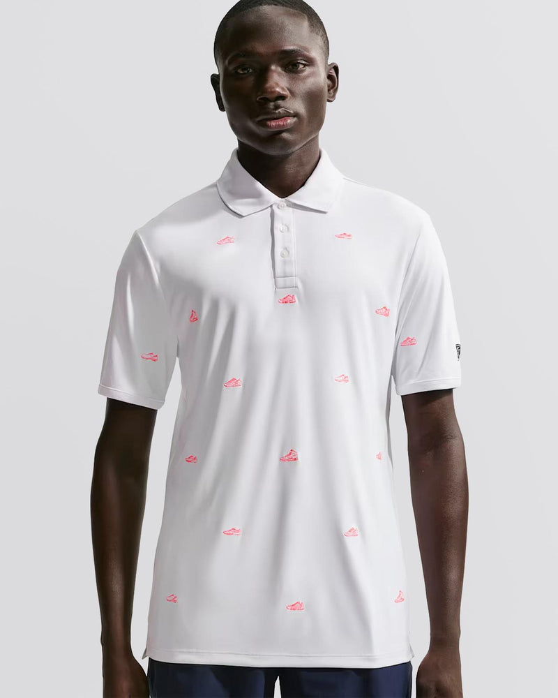 Dri-FIT Par 5 Polo Pacific White/Hot Lava