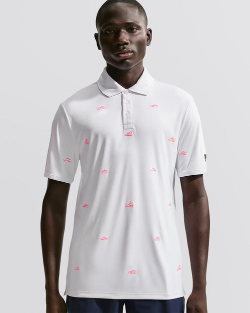 Dri-FIT Par 5 Polo Pacific White/Hot Lava