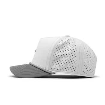 メリン ハイドロ オデッセイ ロープ ブルズ アイコンホワイト Melin Hydro Odyssey Rope Bulls Icon Cap White/Grey | TRENDYGOLF USA