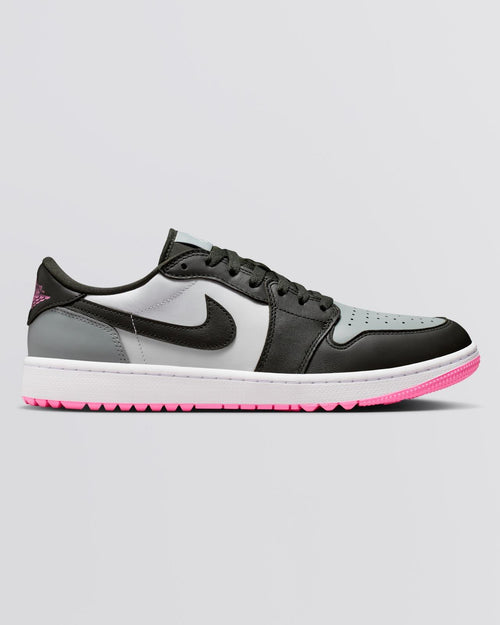 Air Jordan 1 Low Spikeless Golf Shoes White/Sequioa/Light Pumice/Pink Glow