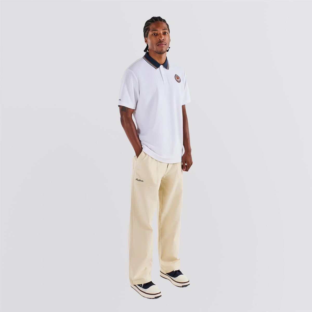 Fairway Oakwood Polo White