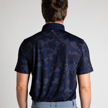 Greyson G.O.A.T Camo Polo Maltese Blue | TRENDYGOLF USA