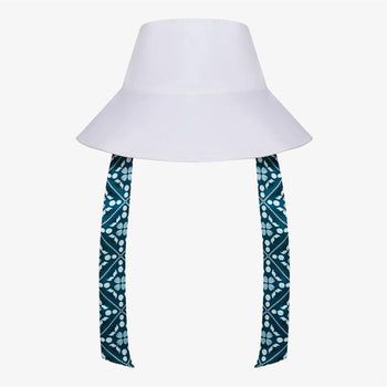 Malbon Golf Gia Open Top Bucket Hat White | TRENDYGOLF USA