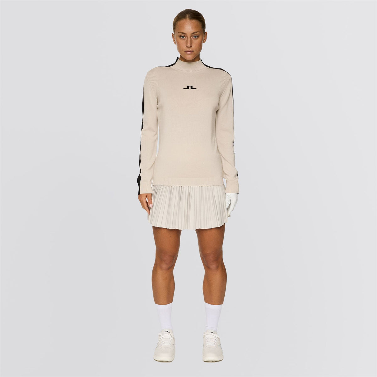 Womens Adeline Knitted Sweater Moonbeam