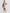 RLX Womens Cable Quilted Quarter Zip Jacket Light Pink