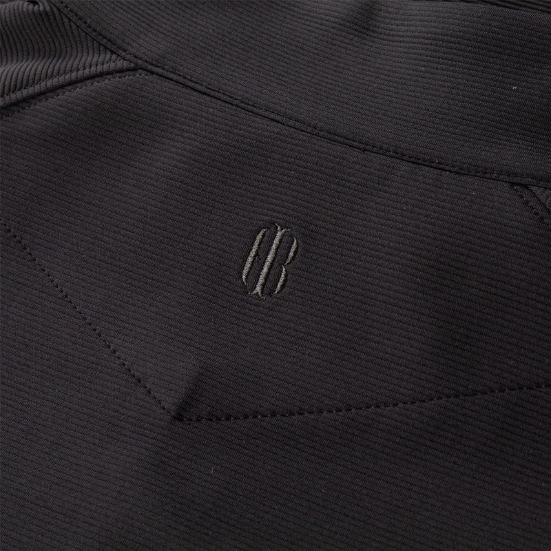 The Stuart Pullover Mid Layer Black