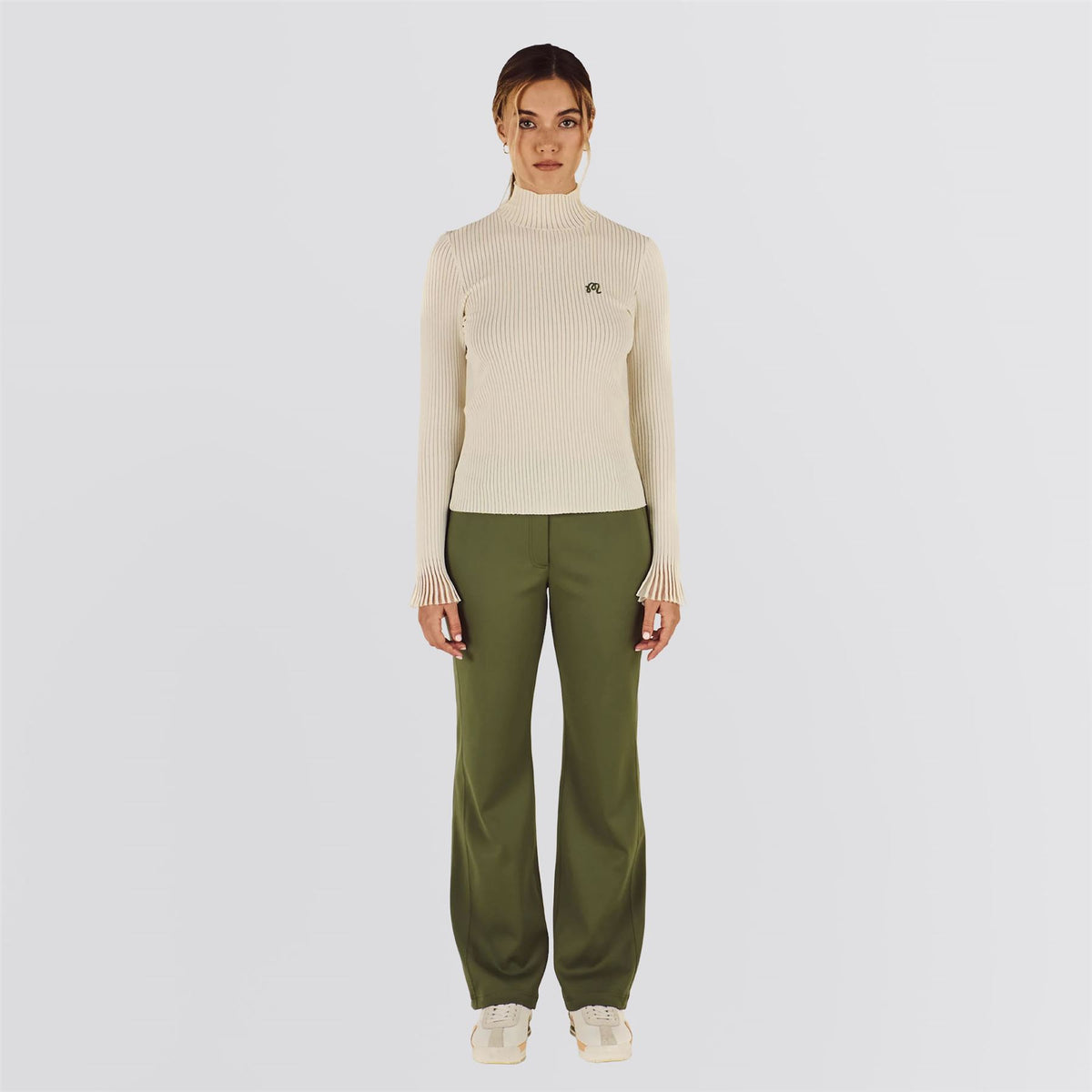 Womens Monika Turtleneck Cream