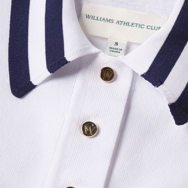 Womens Cooper Polo White/Legacy Navy