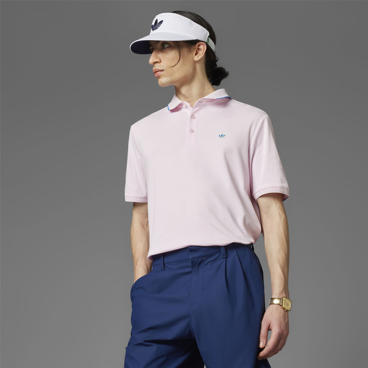 Twistknit Trefoil Polo Clear Pink