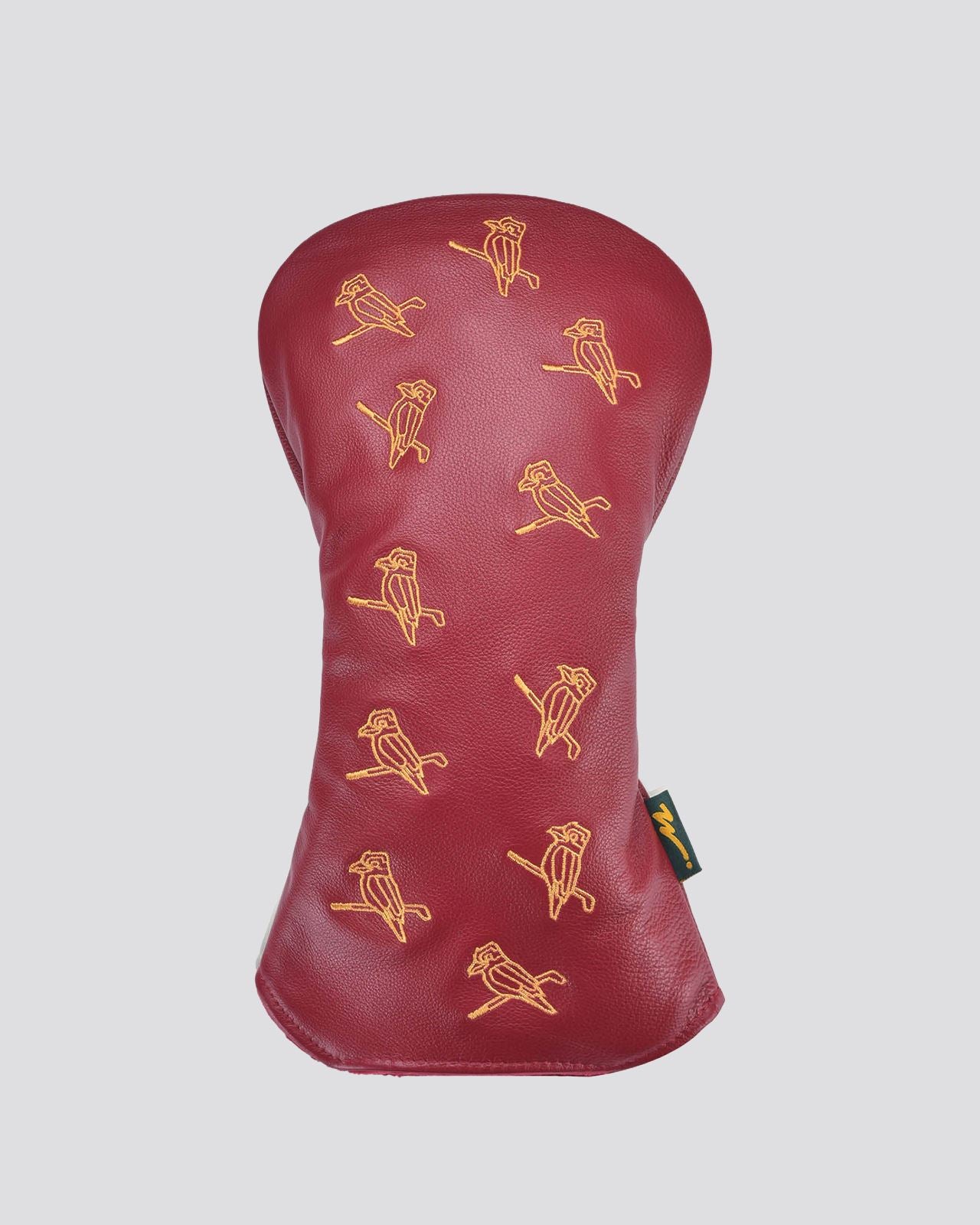 Dancing Kooka Leather Driver Cover Red
