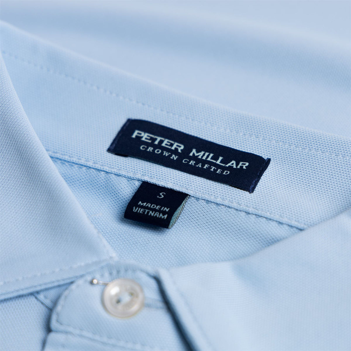 Soul Performance Mesh Polo Blue Frost