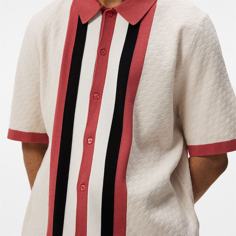 Rayne Jacquard Monogram Shirt Moonbeam