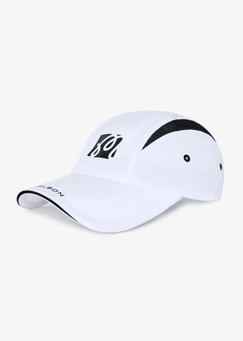 Performance Mesh Panel Bungee Hat White/Silver