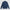 Kaleb Merino Zip Cardigan Vintage Indigo Melange
