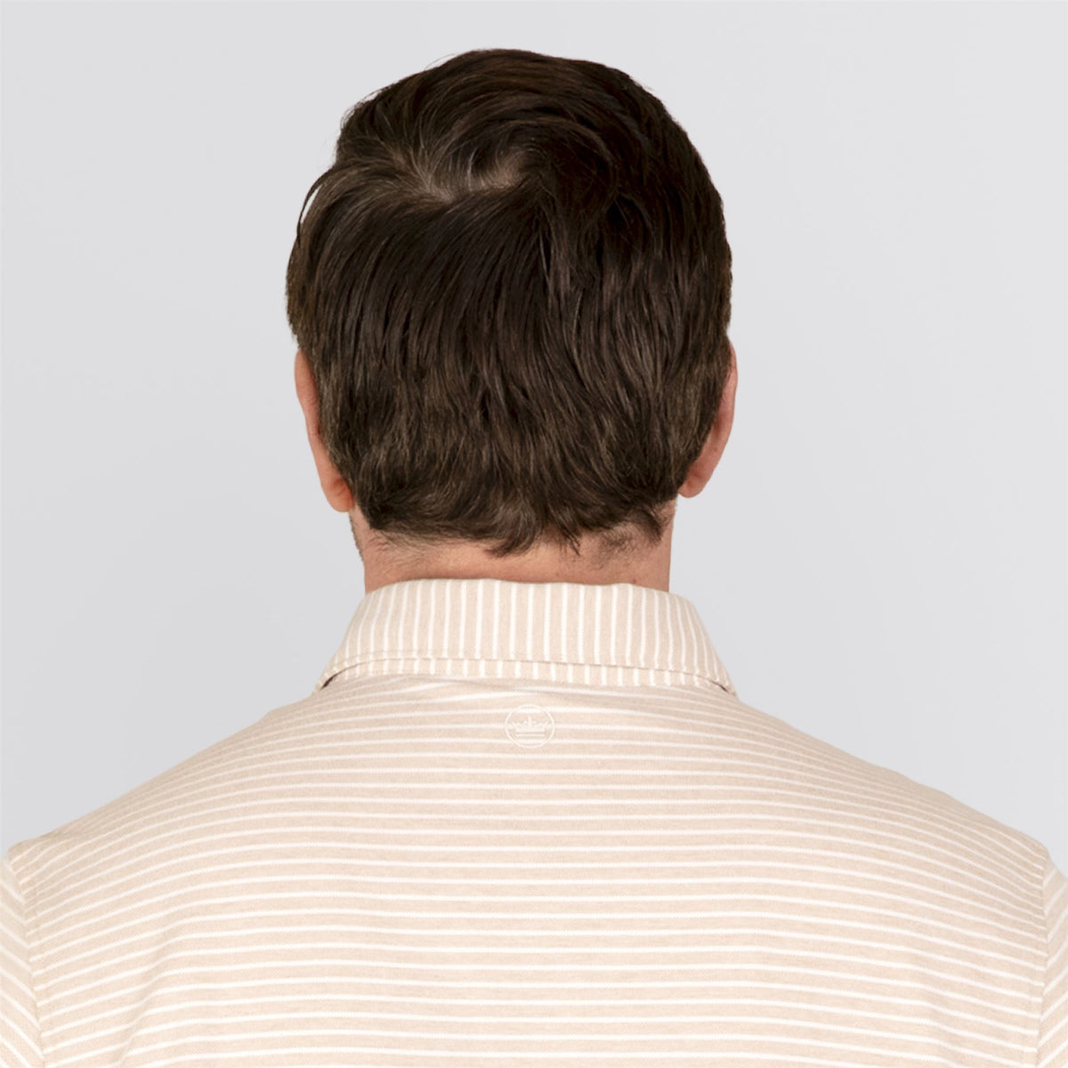 Albatross Stripe Cotton-Blend Pique Polo Summer Dunes