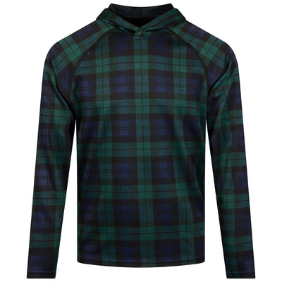 Palmer Doubleknit Hoodie Blackwatch Plaid